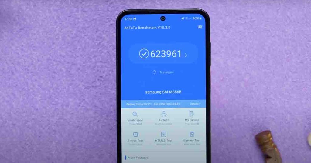 Samsung Galaxy M35 5G Antutu Score
