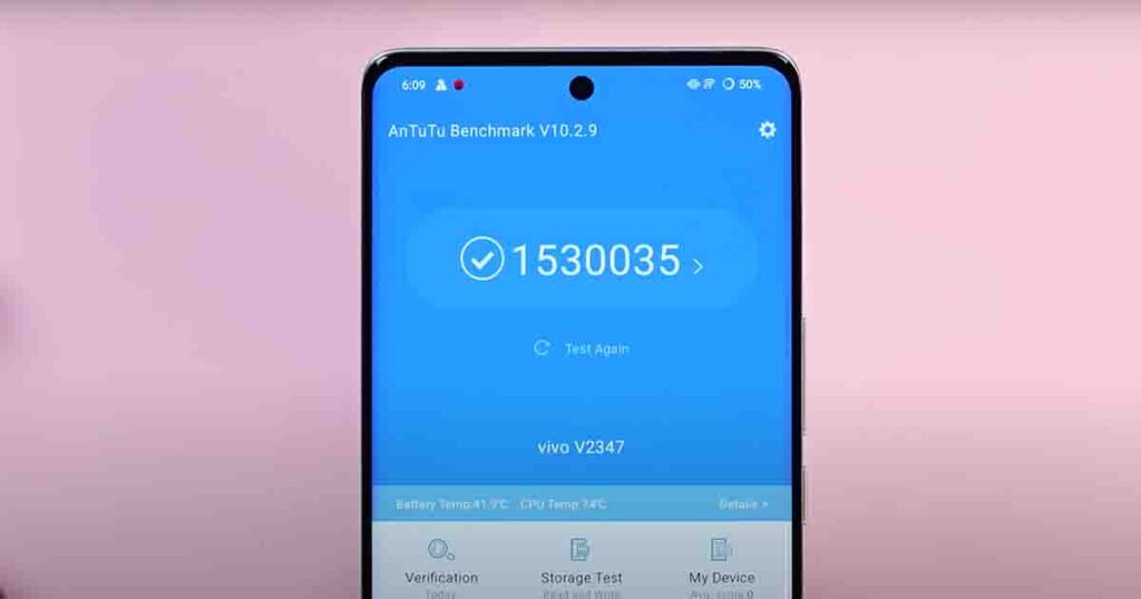 Vivo V40 Pro Antutu Score